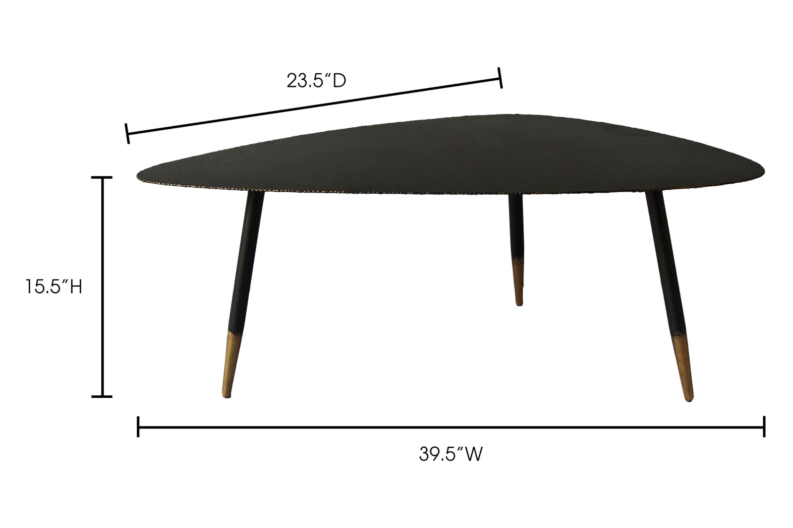 Moe's - Bruno Coffee Table in Black