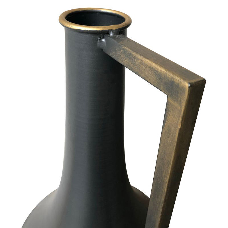 Moe's - Primus Metal Vase in Black