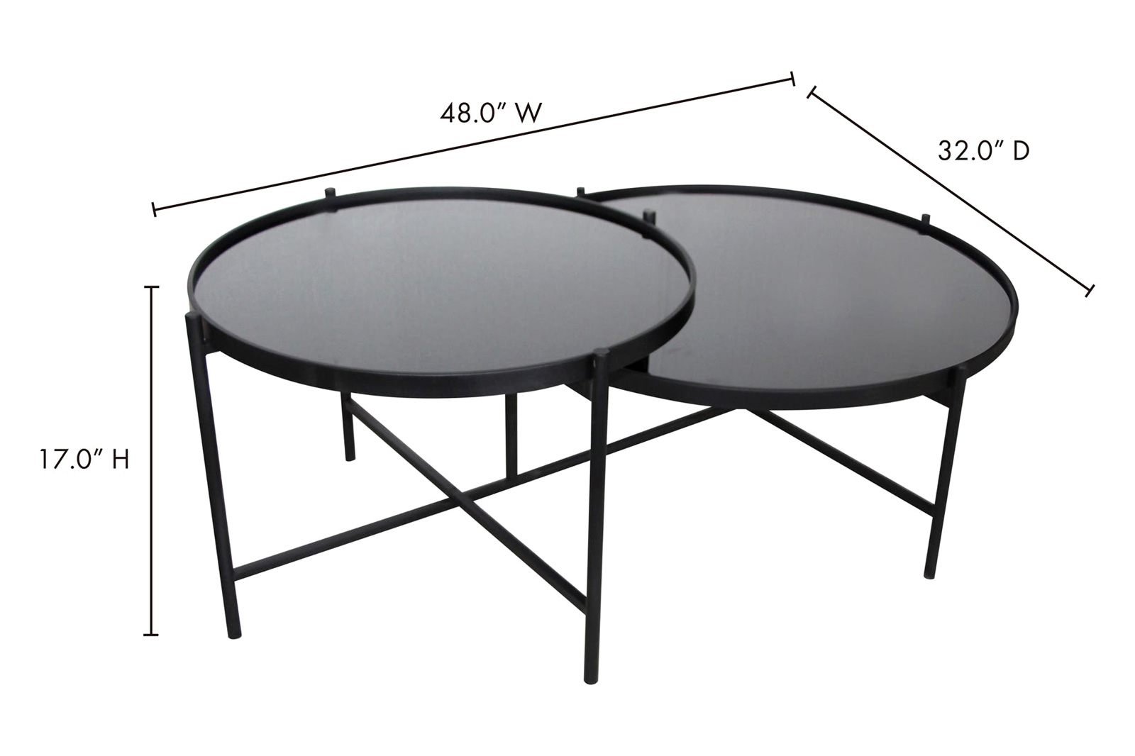 Moe's - Eclipse Coffee Table in Black