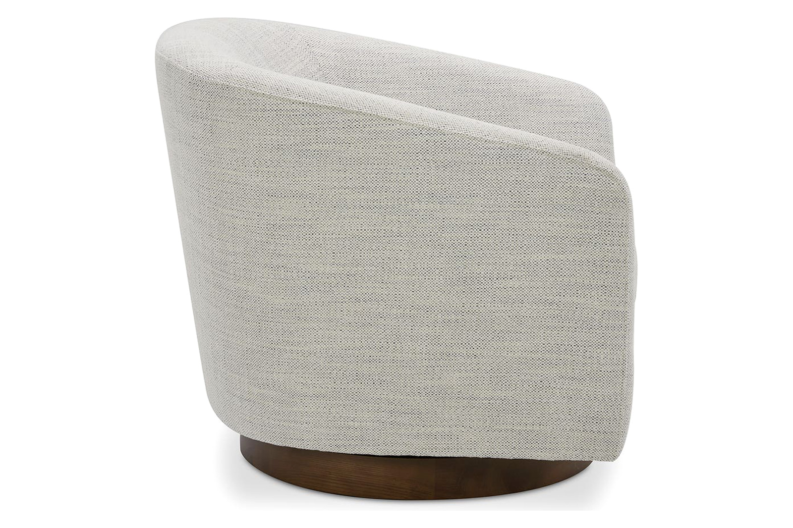 Moe's Oscy Swivel Chair - Splashed White