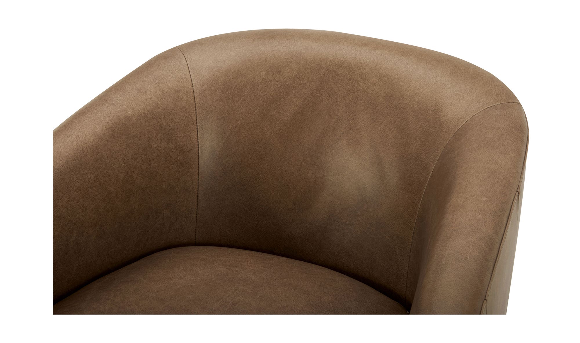 Moe's Oscy Swivel Chair - Tan