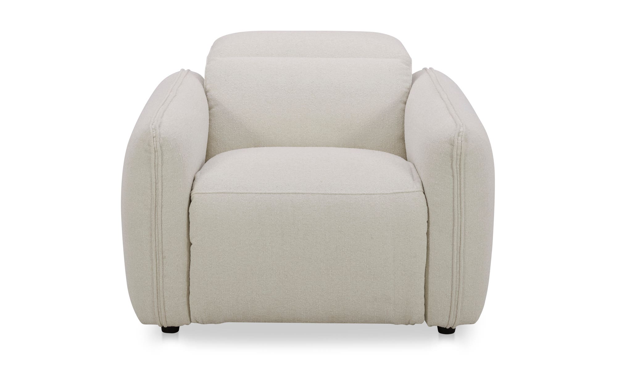 Moe's Eli Contemporary Power Recliner Chair - Warm White