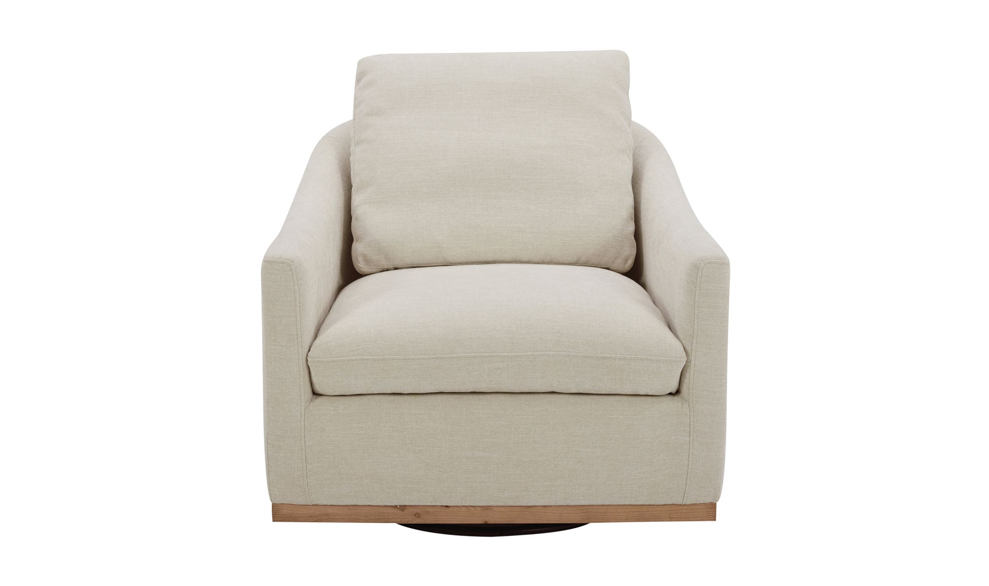 Moe's - Linden Rustic Swivel Chair