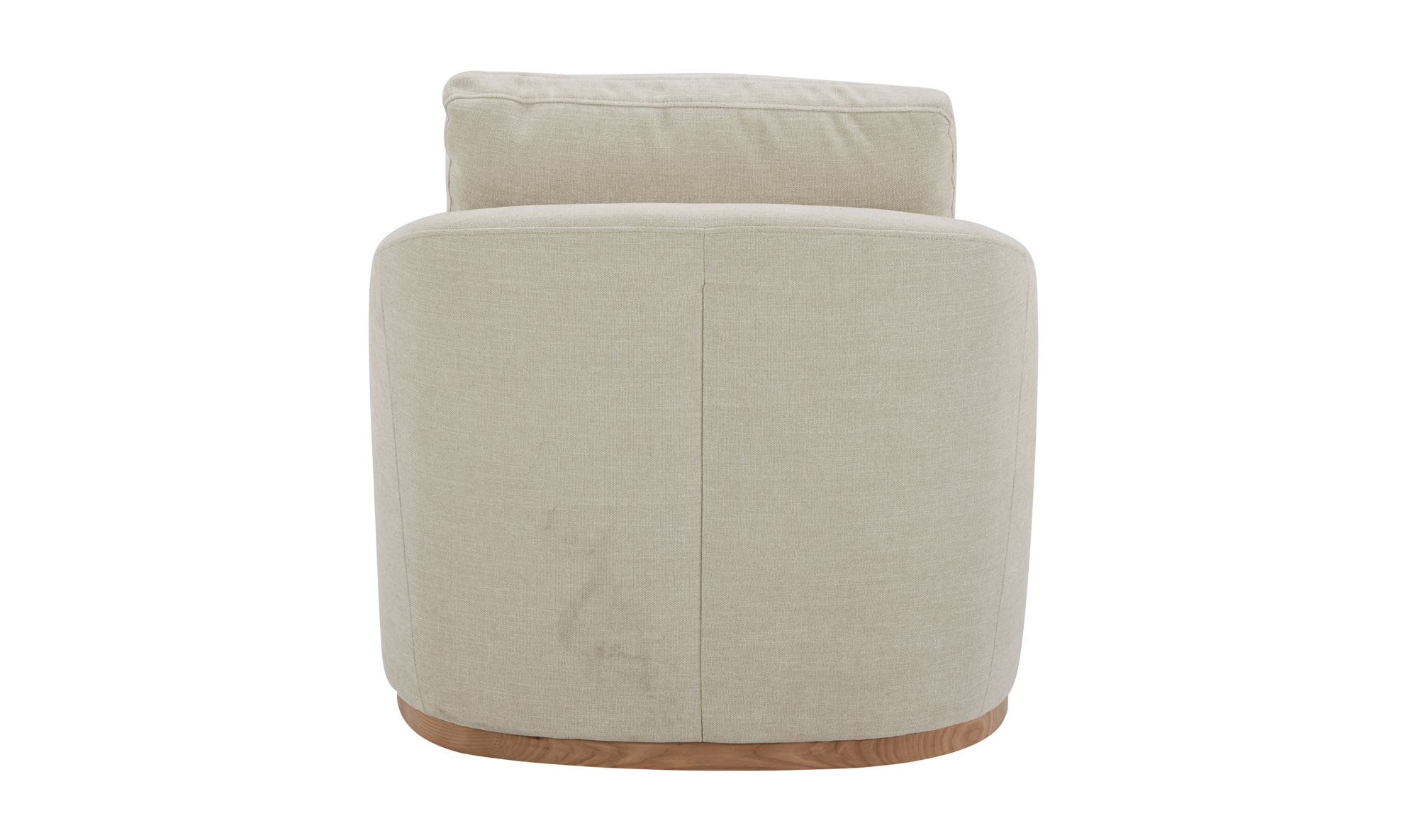 Moe's Linden Rustic Swivel Chair - Soft Beige