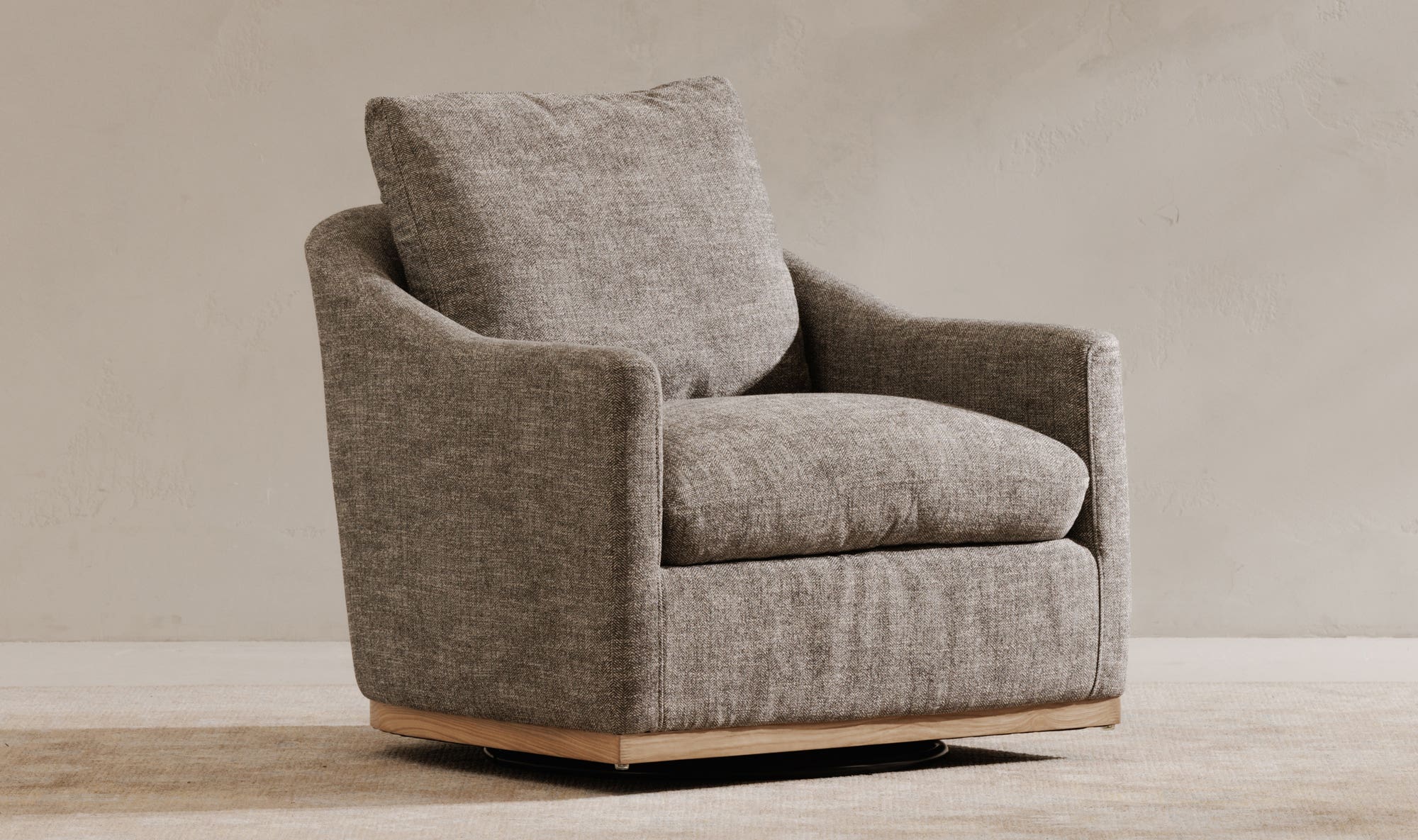 Moe's - Linden Rustic Swivel Chair