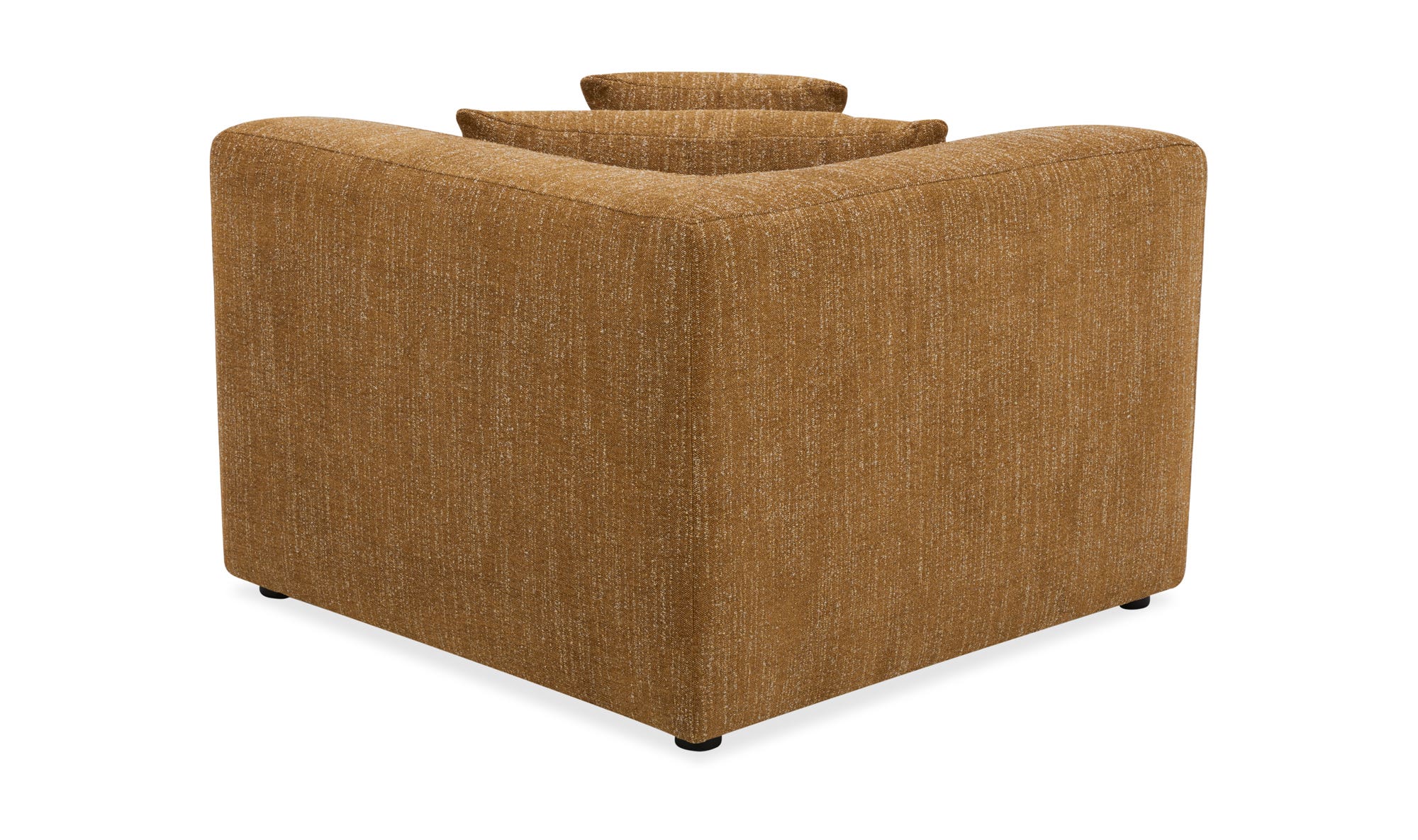 Moe's Lowtide Contemporary Corner Chair - Amber Glow