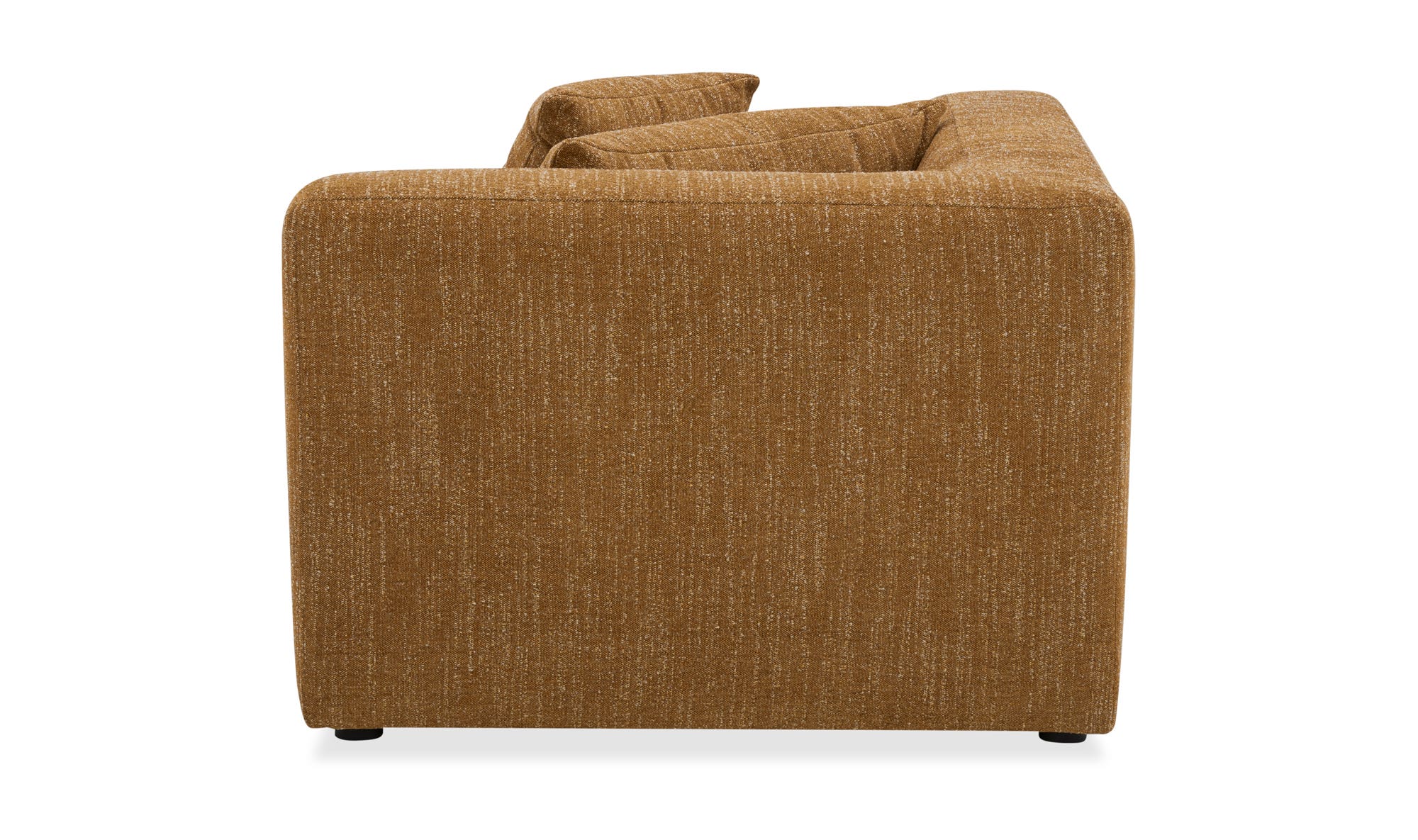 Moe's Lowtide Contemporary Corner Chair - Amber Glow