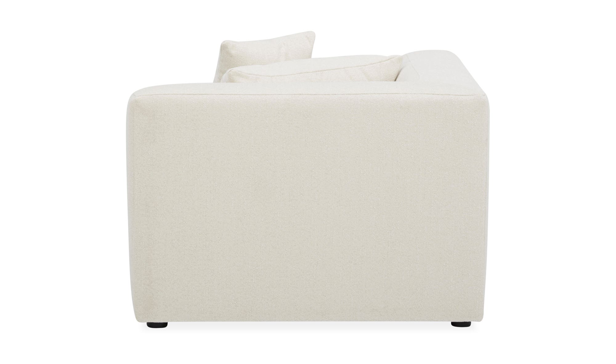 Moe's Lowtide Contemporary Corner Chair - Warm White