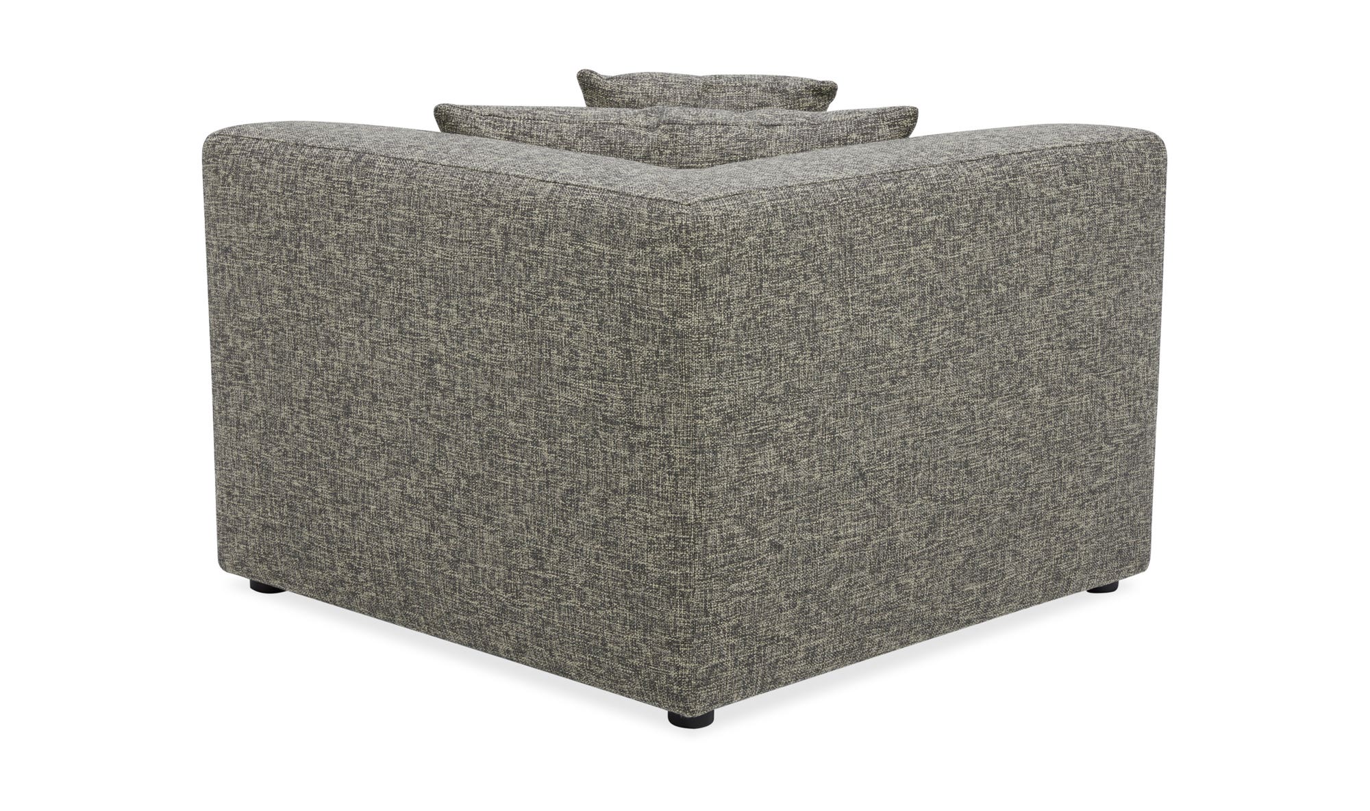 Moe's Lowtide Contemporary Corner Chair - Stone Tweed