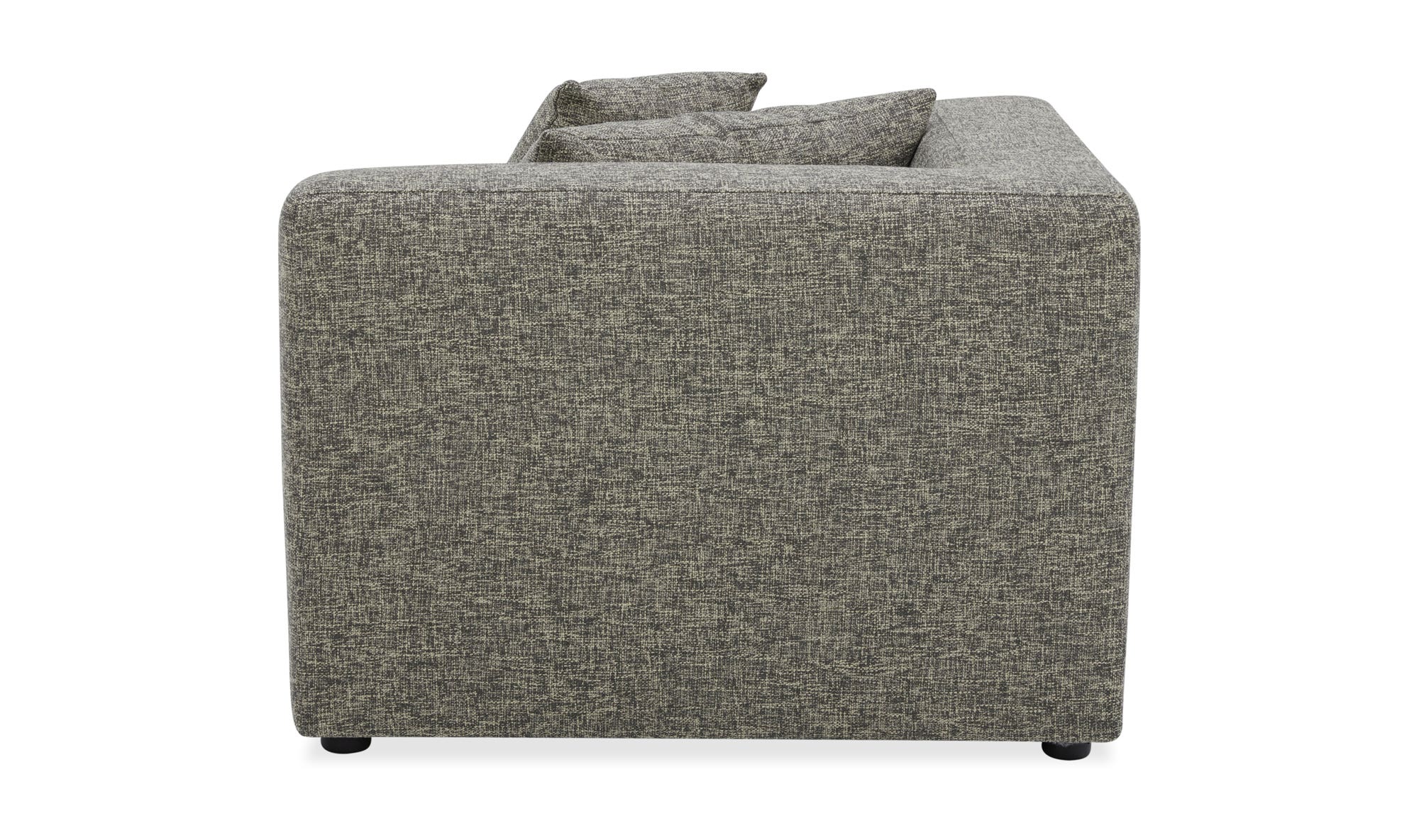 Moe's Lowtide Contemporary Corner Chair - Stone Tweed