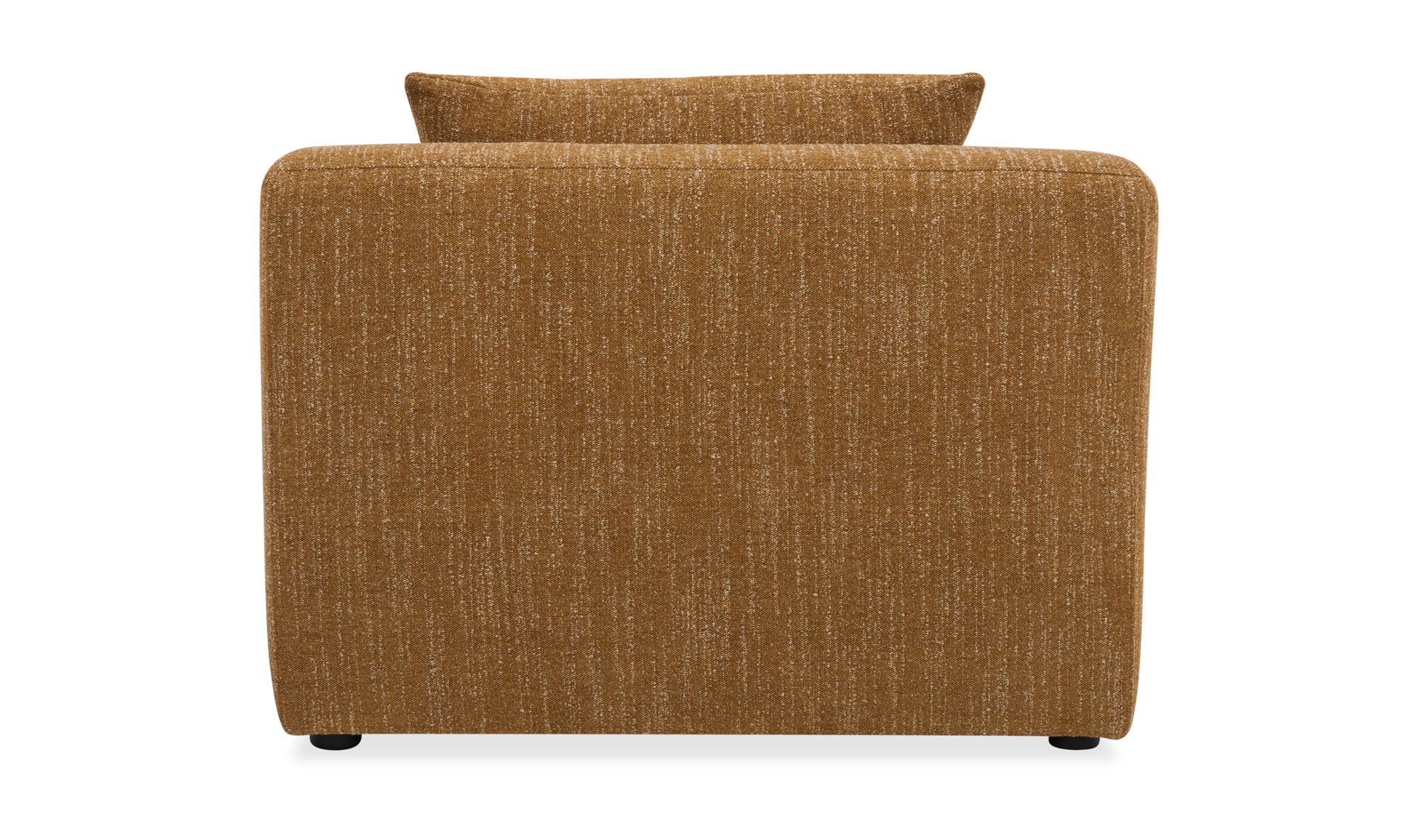 Moe's Lowtide Contemporary Slipper Chair - Amber Glow