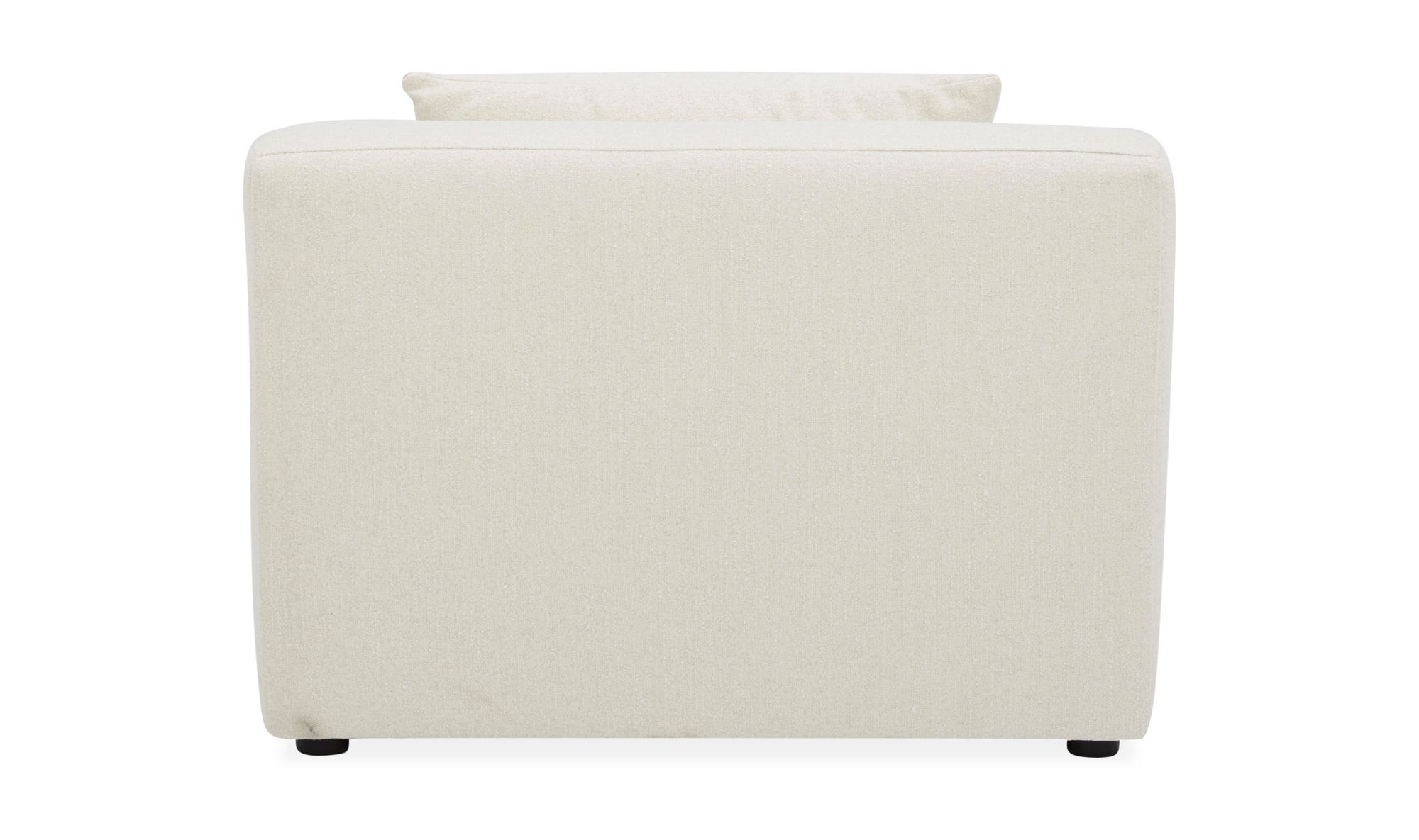 Moe's Lowtide Contemporary Slipper Chair - Warm White