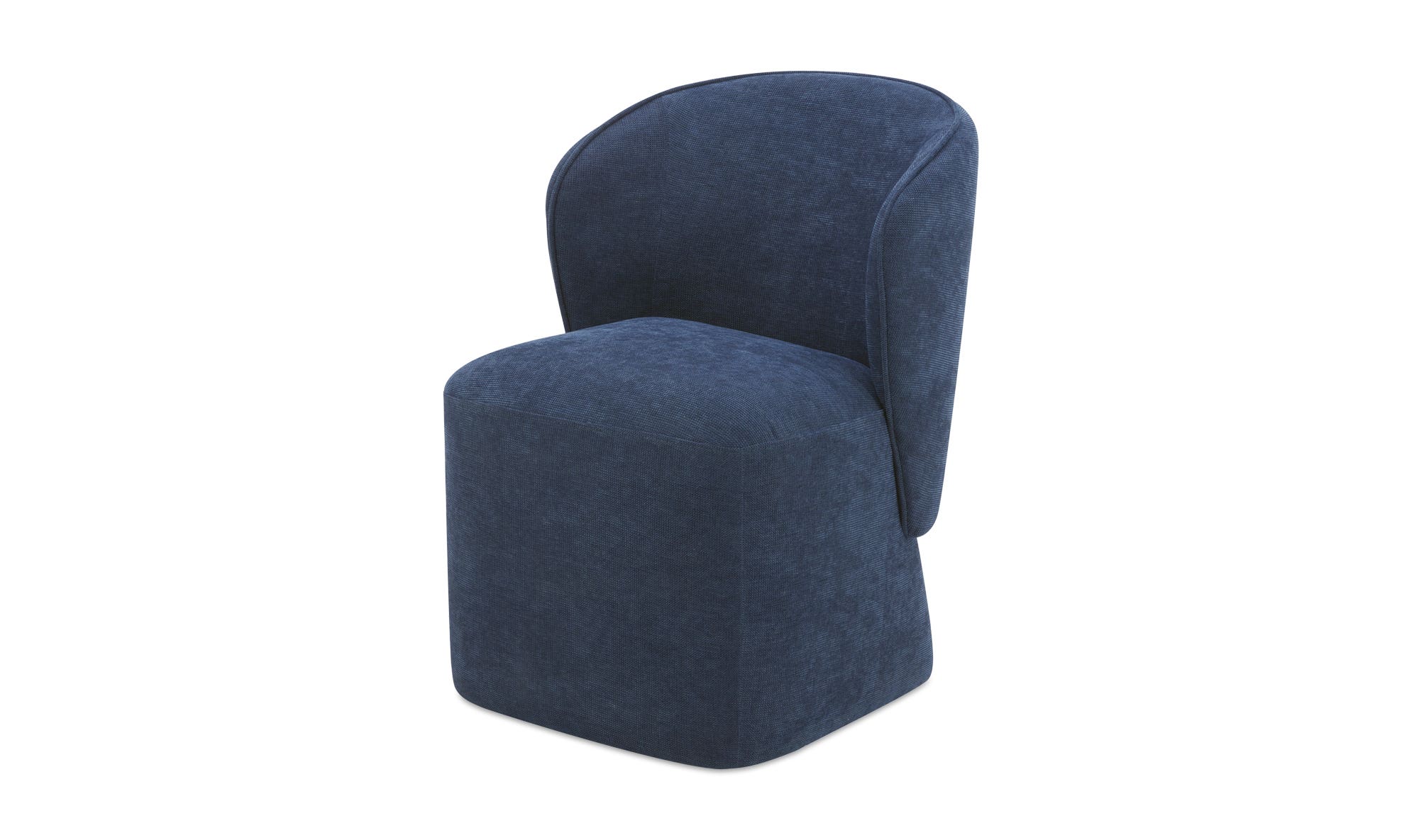 Moe's Larson Contemporary Dining Chair - Navy Blue