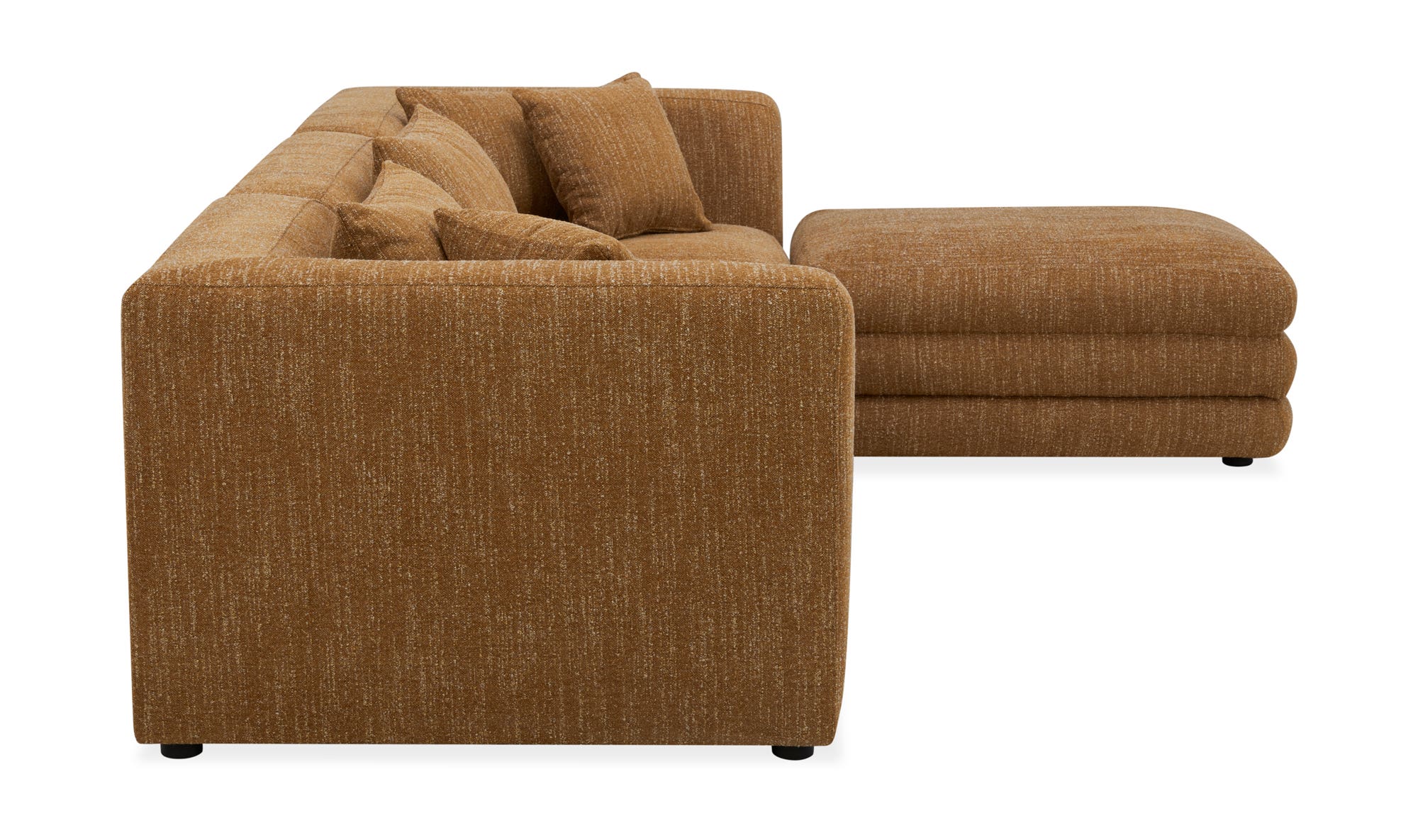 Moe's Lowtide Lounge Contemporary Sectional - Amber Glow