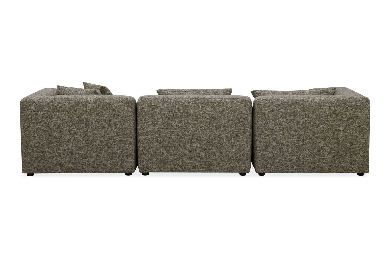 Moe's Lowtide Lounge Contemporary Modular Sectional - Stone Tweed