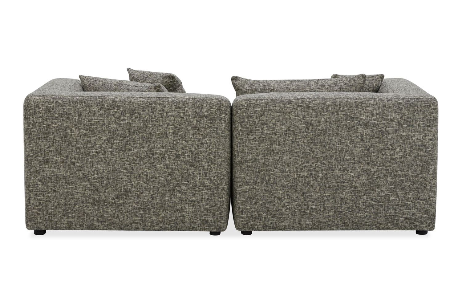 Moe's Lowtide Nook Contemporary Modular Sectional - Stone Tweed