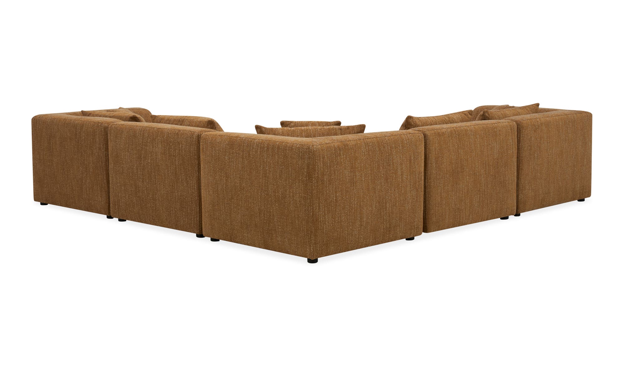 Moe's Lowtide Classic L Contemporary Sectional - Amber Glow