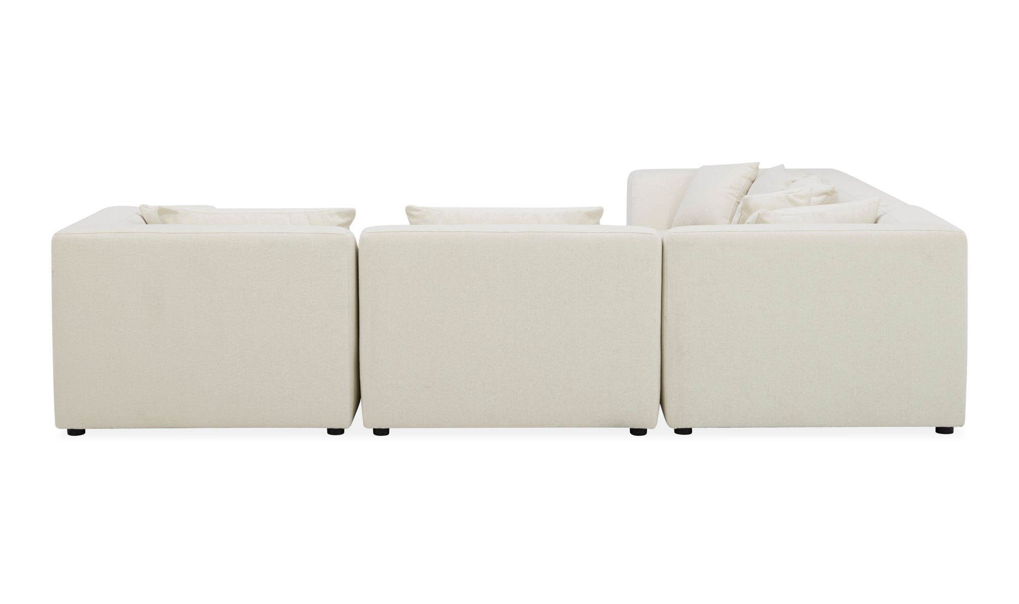 Moe's Lowtide Classic L Contemporary Sectional - Warm White