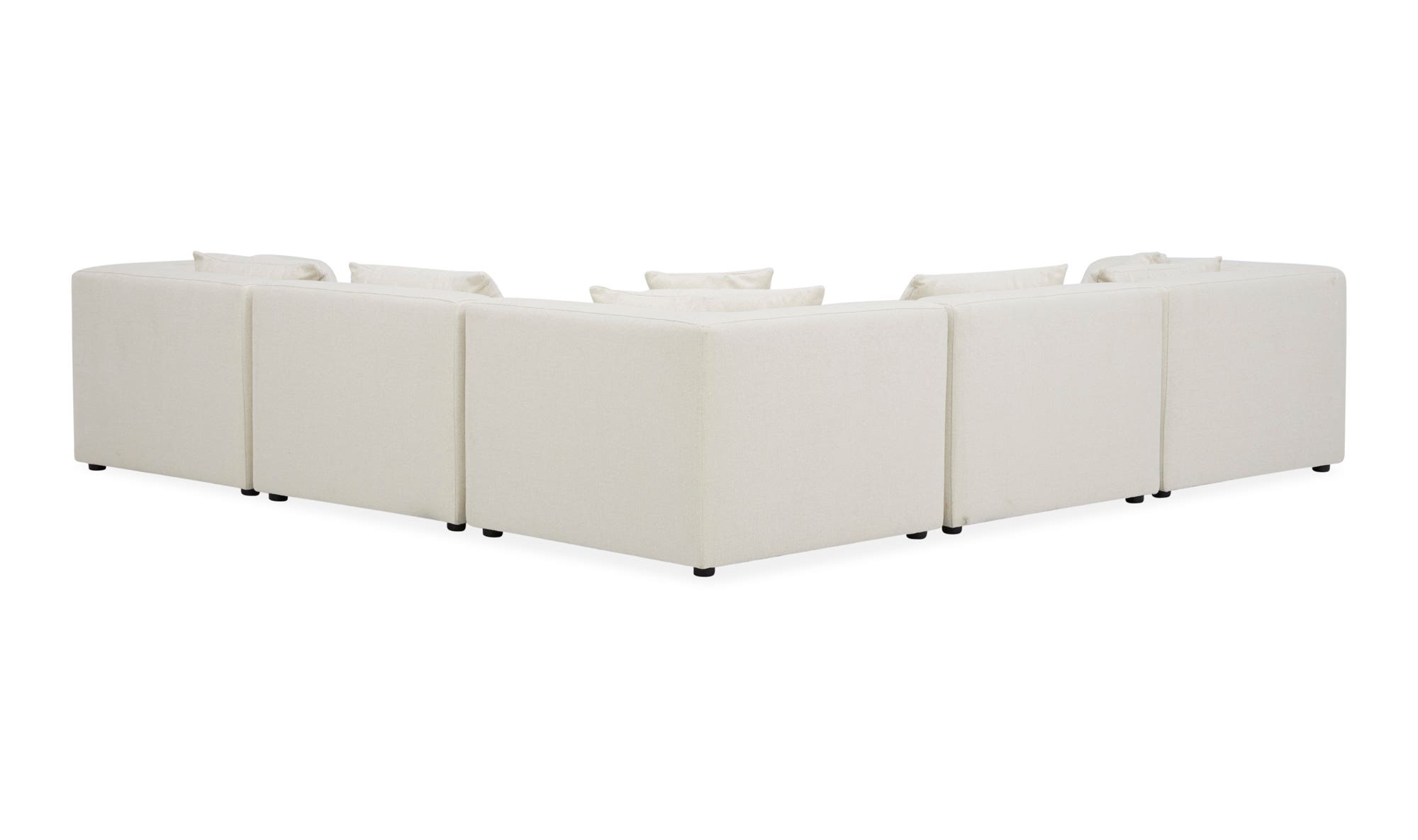 Moe's Lowtide Classic L Contemporary Sectional - Warm White