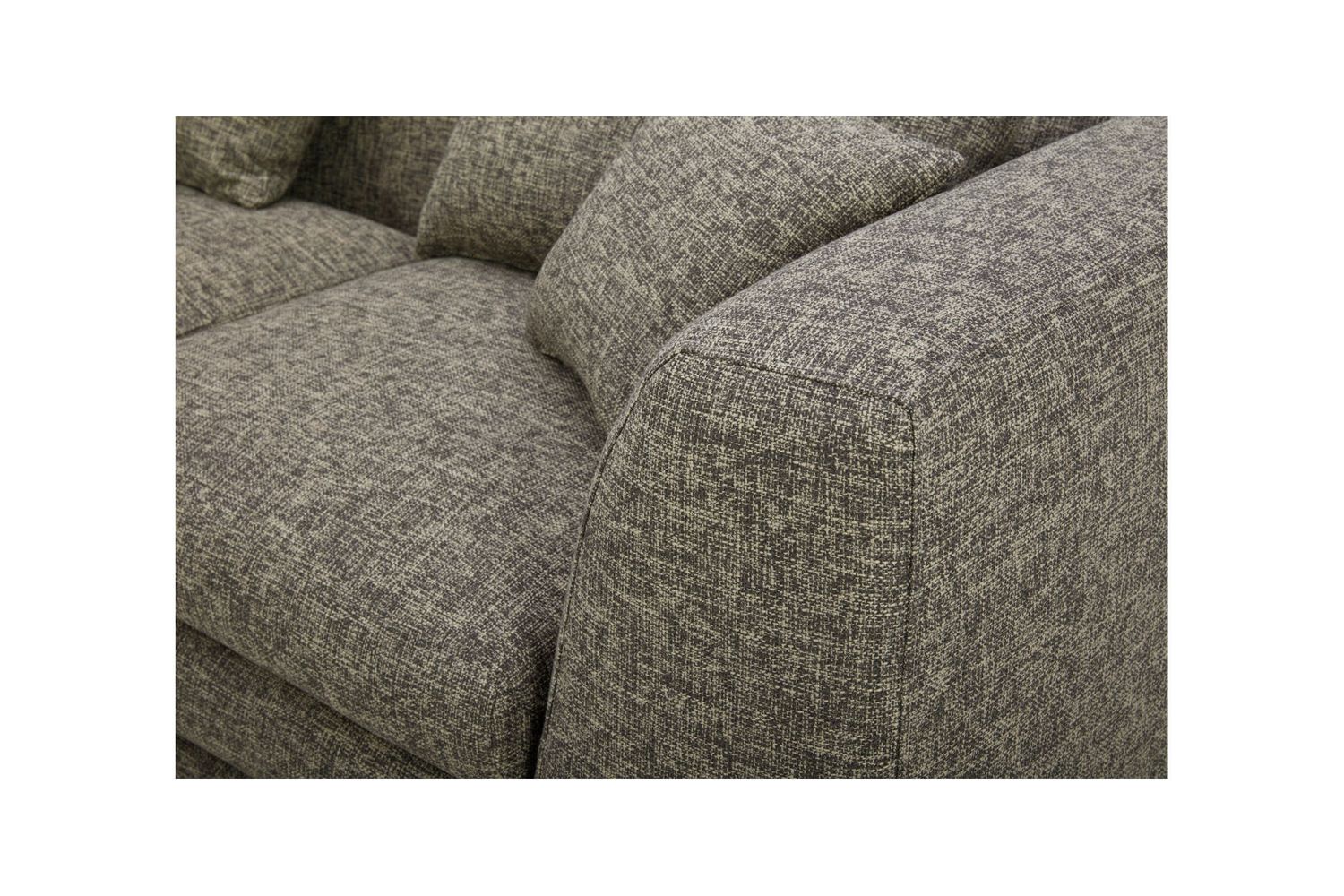 Moe's Lowtide Classic-L Contemporary Modular Sectional - Stone Tweed