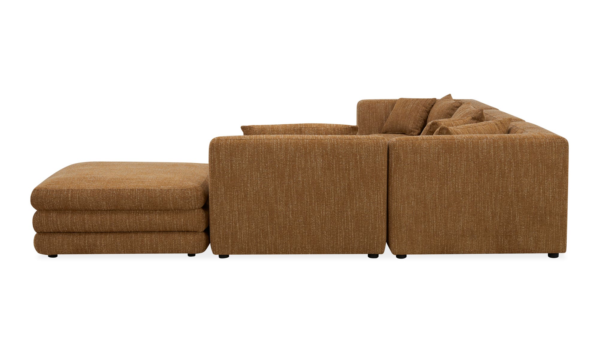 Moe's Lowtide Dream Contemporary Sectional - Amber Glow