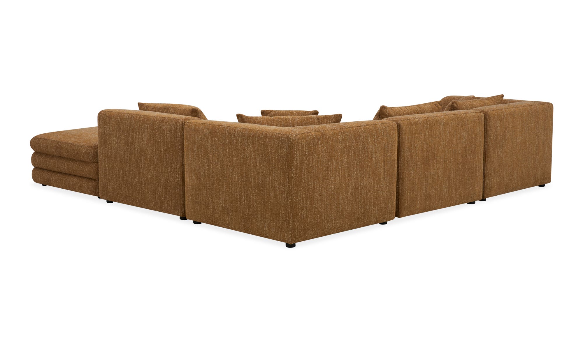 Moe's Lowtide Dream Contemporary Sectional - Amber Glow