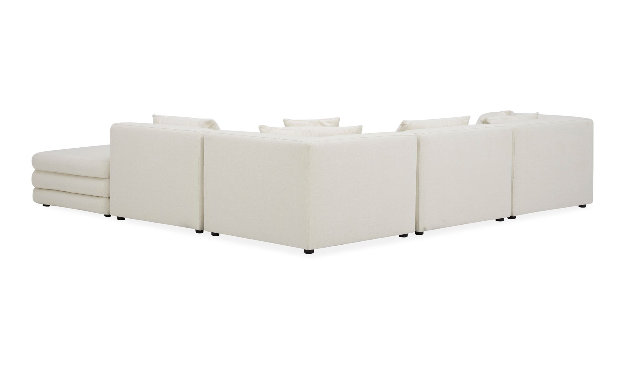 Moe's Lowtide Dream Contemporary Sectional - Warm White