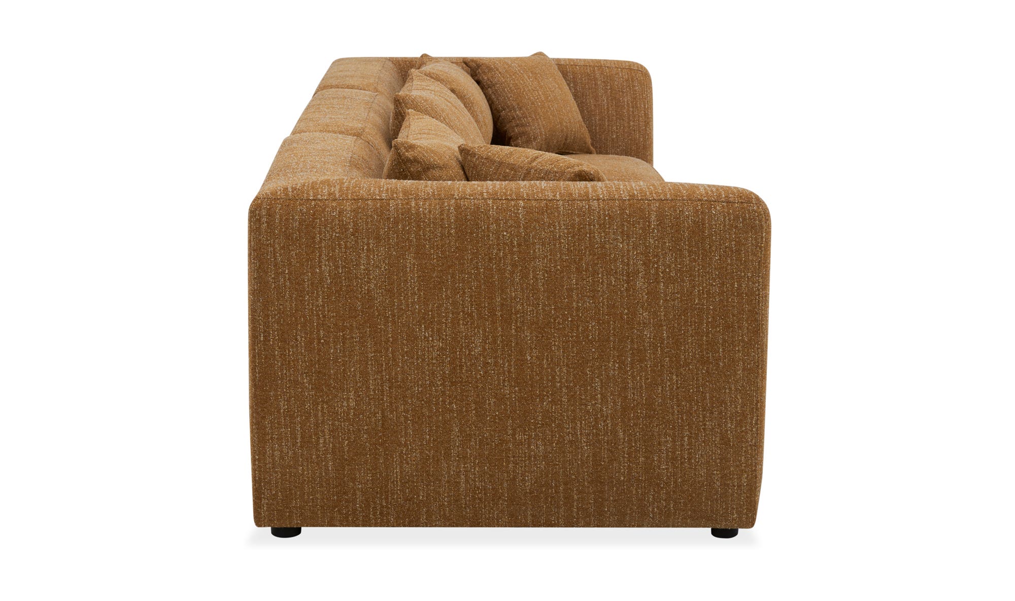 Moe's Lowtide Contemporary Sofa - Amber Glow