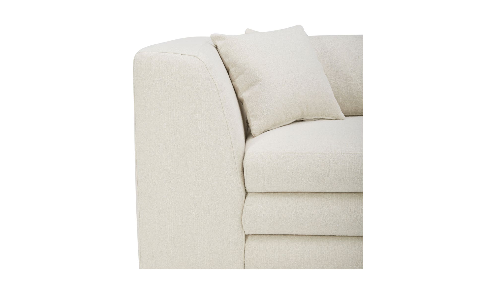 Moe's Lowtide Contemporary Sofa - Warm White