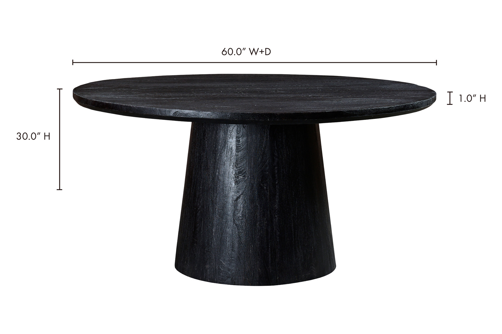 Moe's - Cember Dining Table in Black