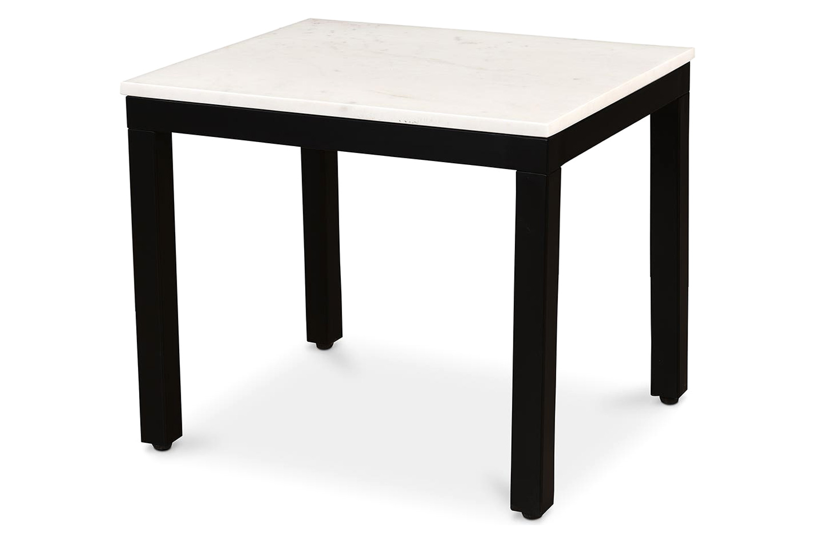 Moe's - Parson Marble Side Table in White