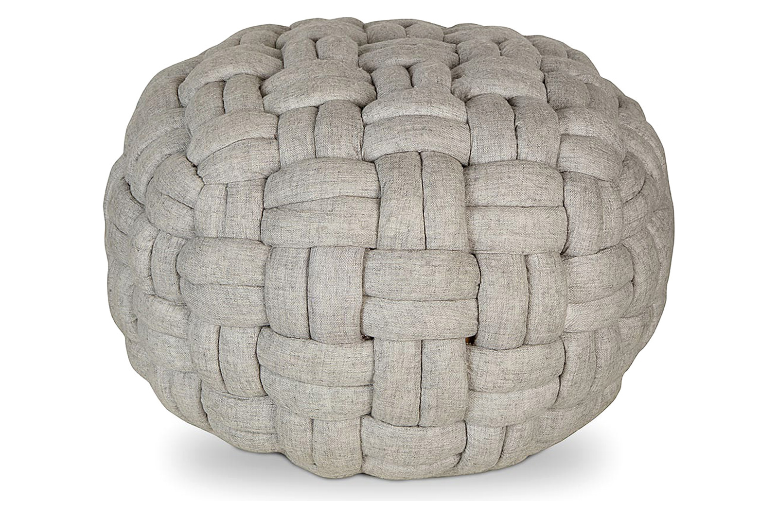 Moe's Bronya Pouf - Light Gray