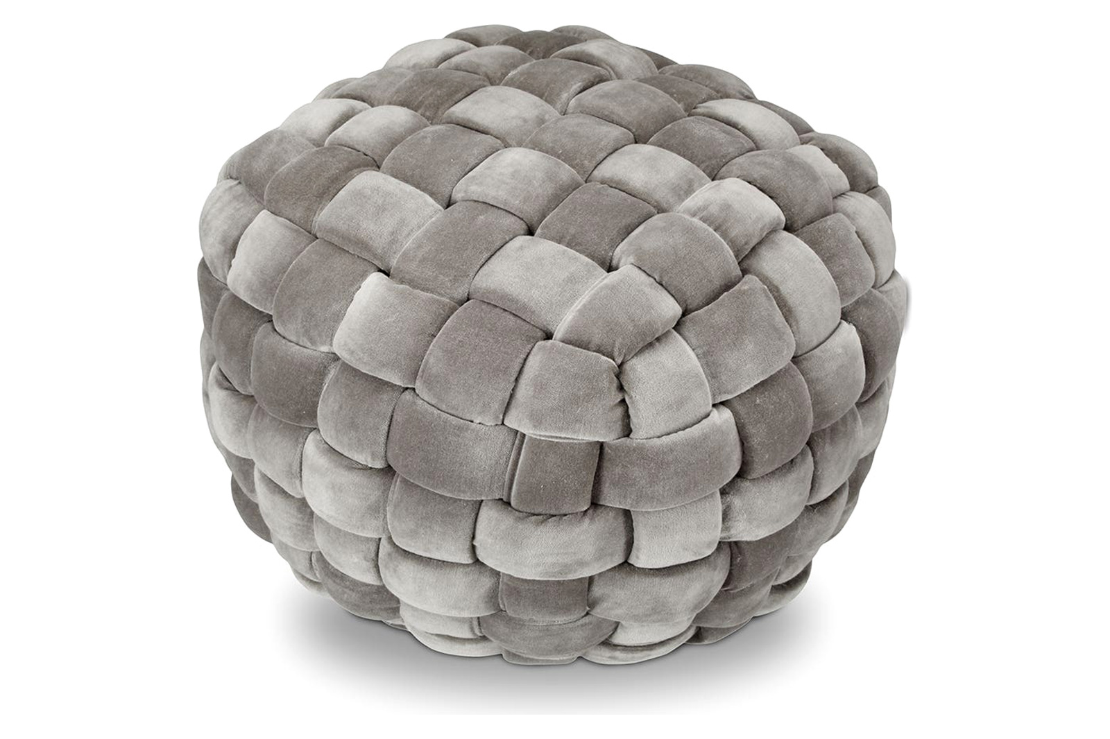 Moe's Jazzy Pouf - Charcoal Gray