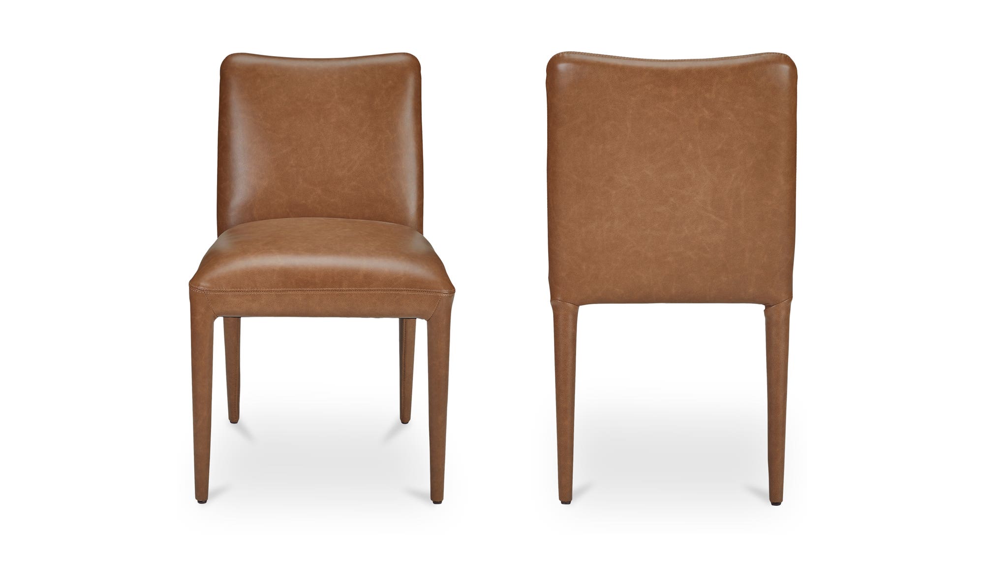 Moe's Calla Contemporary Dining Chair Set of 2 - Brown