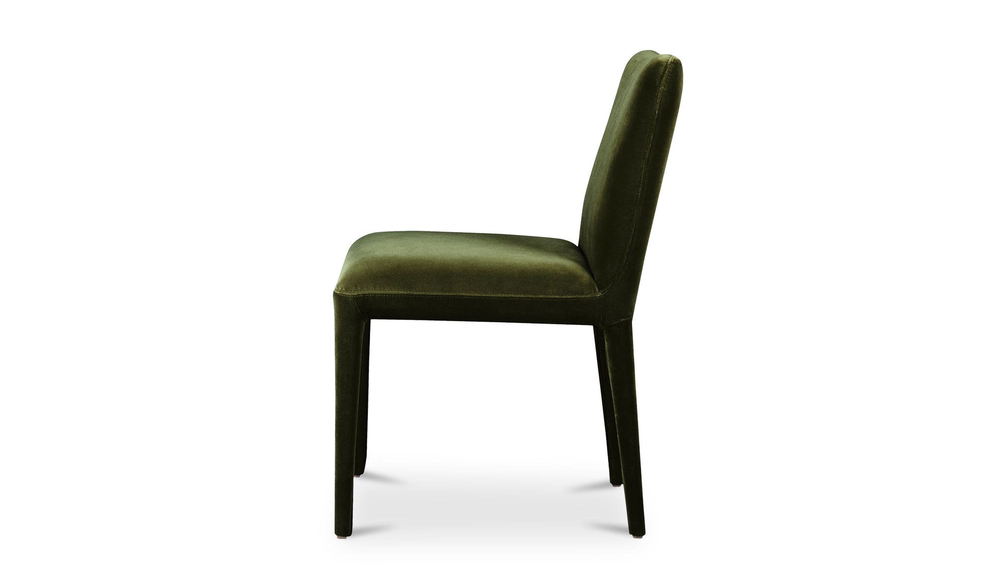 Moe's Calla Contemporary Dining Chair Set of 2 - Green Velvet