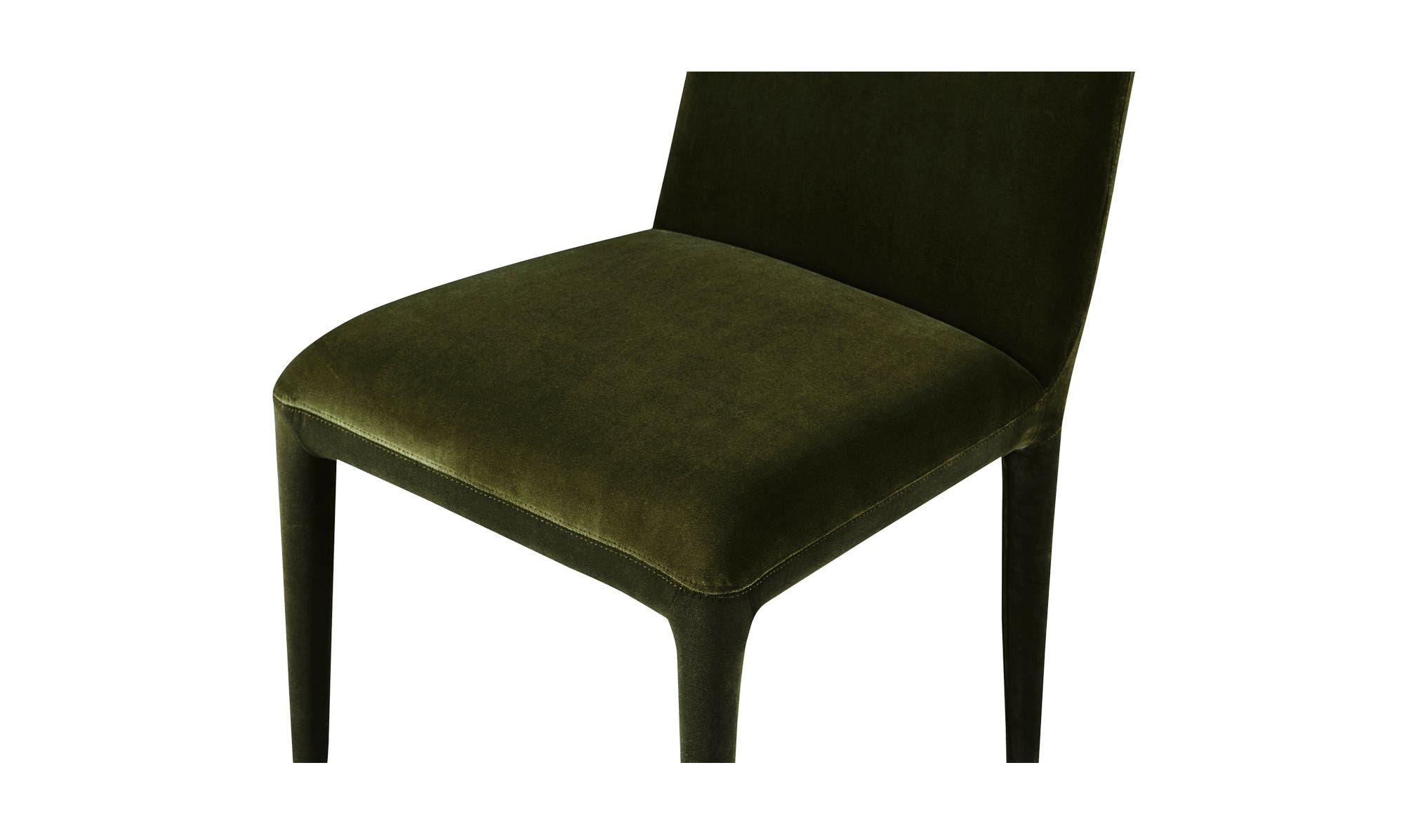 Moe's Calla Contemporary Dining Chair Set of 2 - Green Velvet