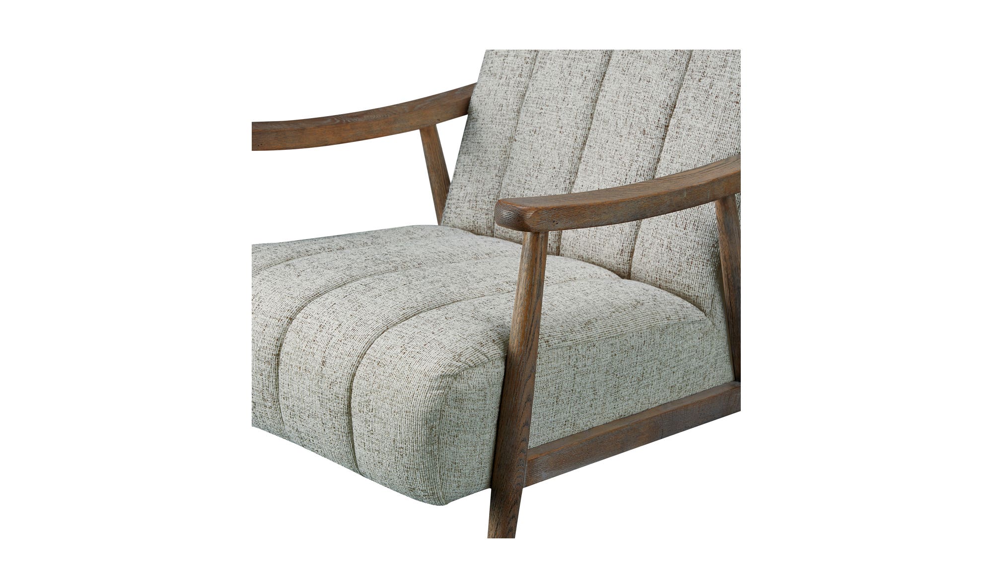 Moe's Aster Rustic Accent Chair - Pebbled Beige