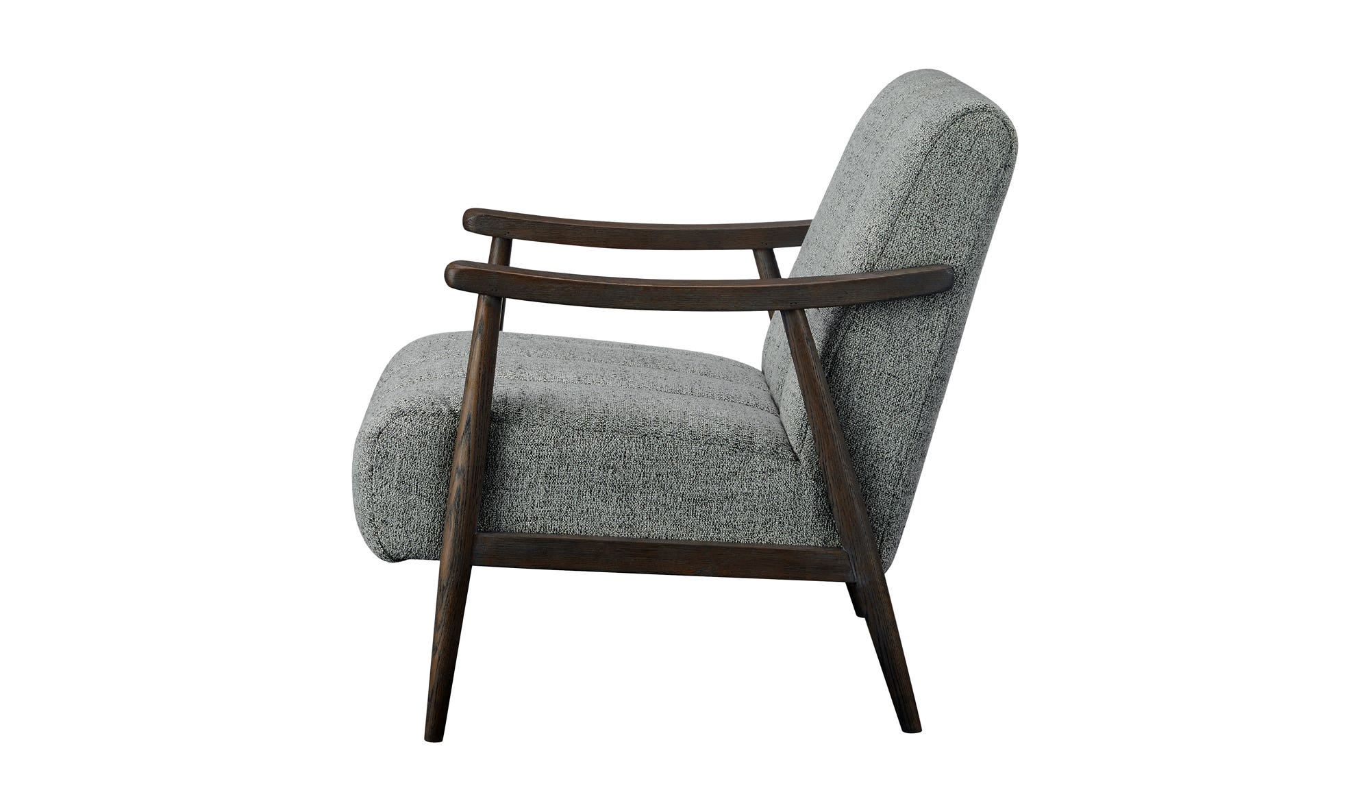 Moe's™ Aster Rustic Accent Chair - Pebbled Gray