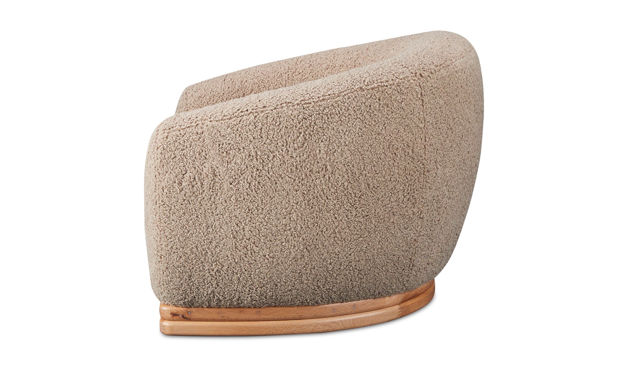 Moe's Marlowe Contemporary Lounge Chair - Taupe