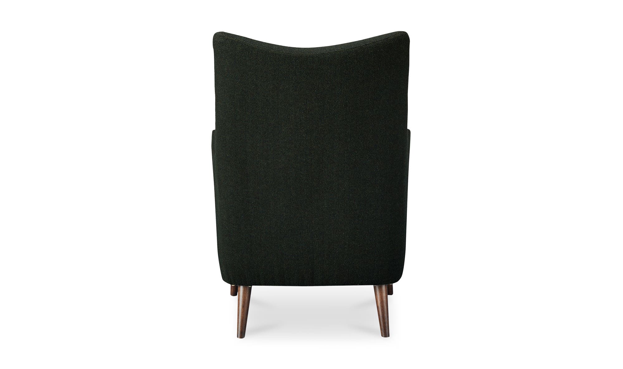 Moe's Fisher Rustic Armchair - Olive Wool Blend