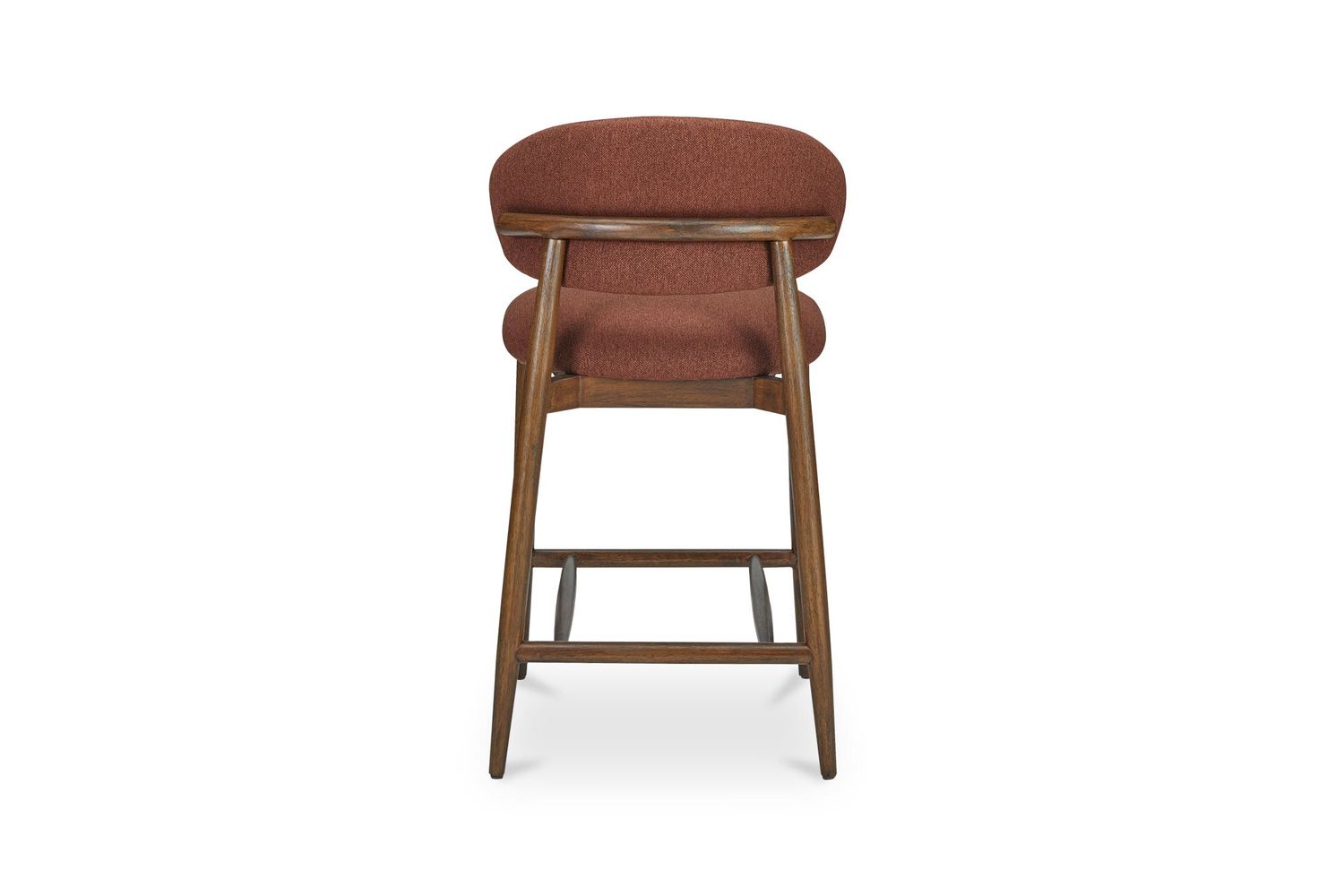 Moe's Ellie Mid-Century Modern Counter Stool - Rust