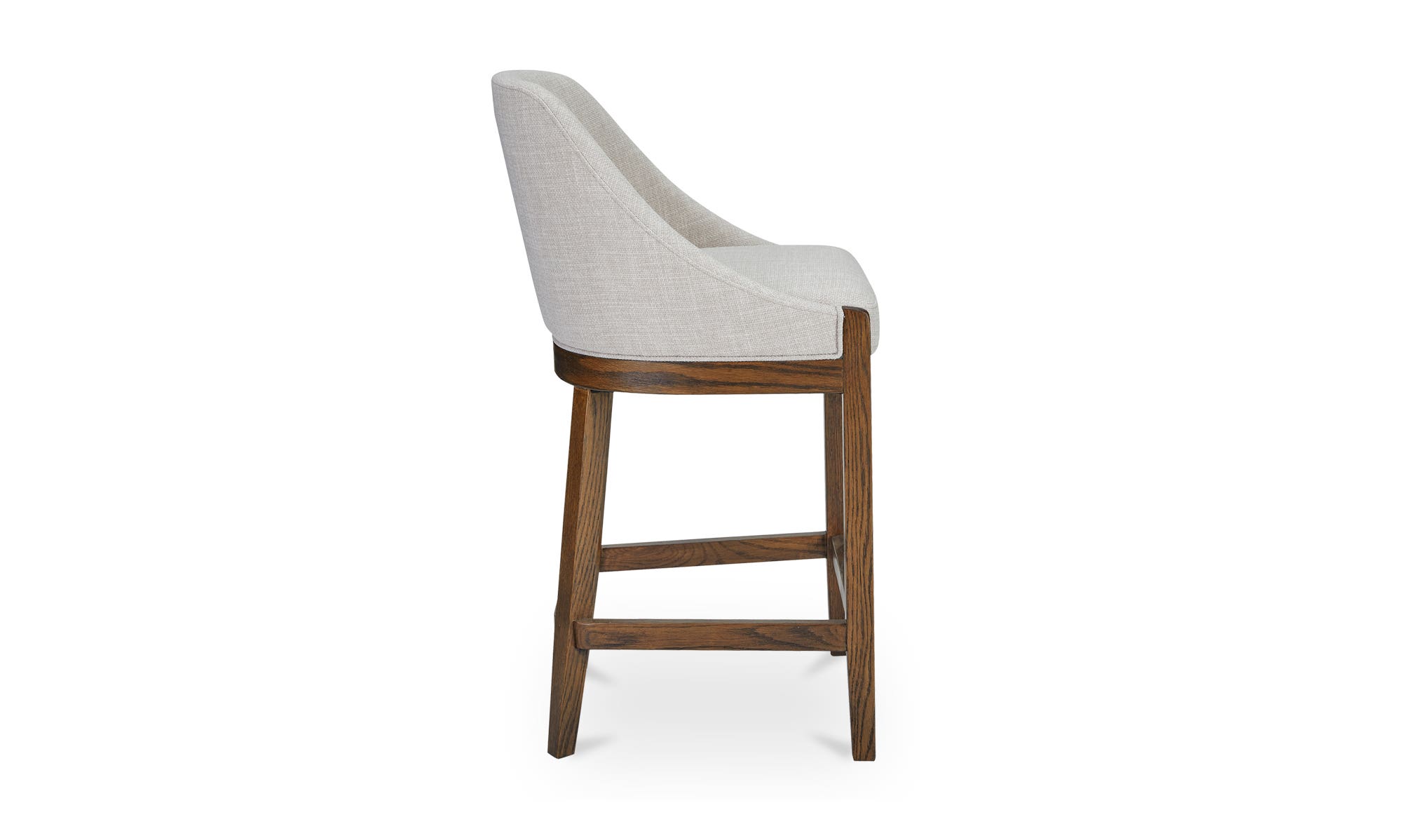 Moe's Edward Rustic Counter Stool - Heather Beige