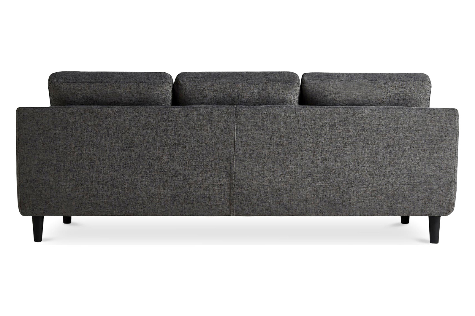 Moe's Belagio Sofa Bed With Chaise - Charcoal Gray, Right Facing