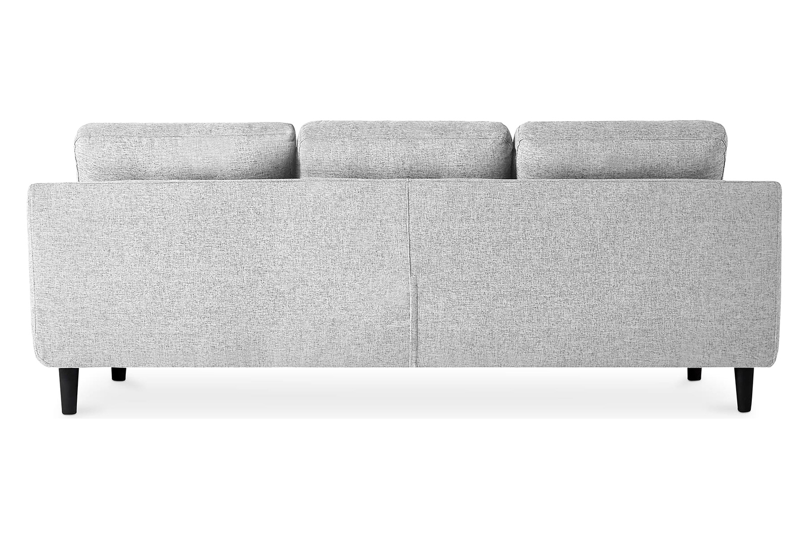 Moe's Belagio Sofa Bed With Chaise - Light Gray, Left Facing