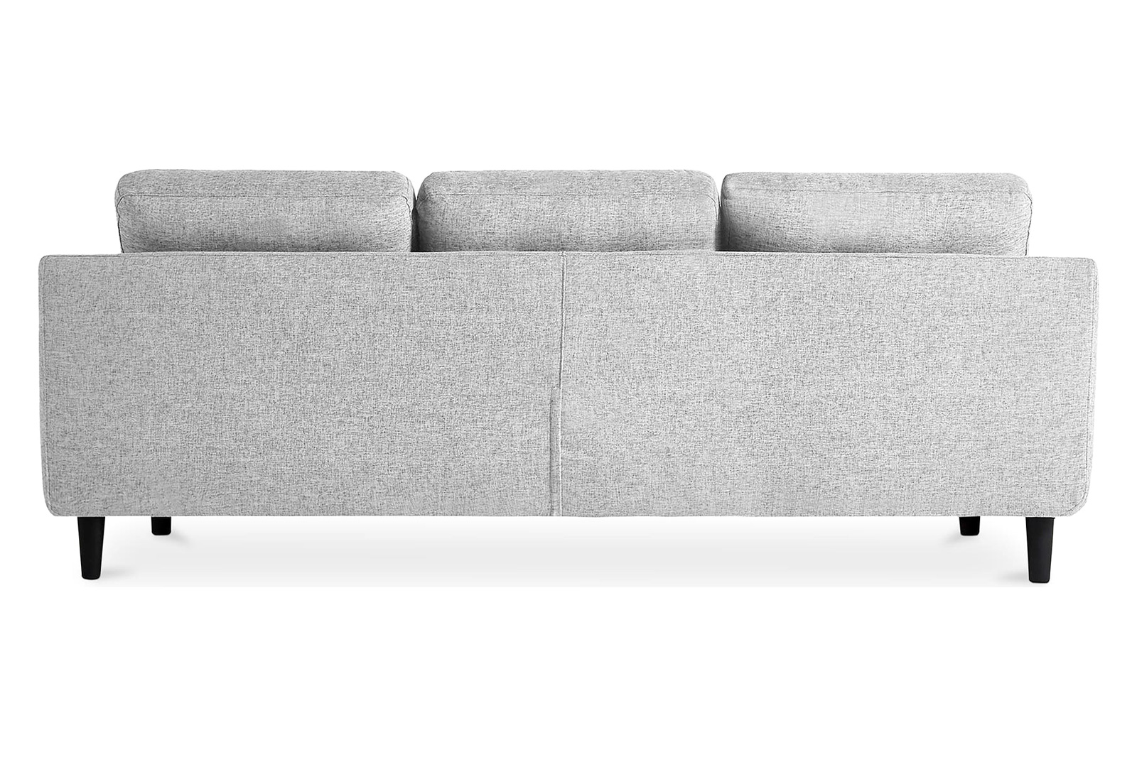 Moe's Belagio Sofa Bed With Chaise - Light Gray, Right Facing