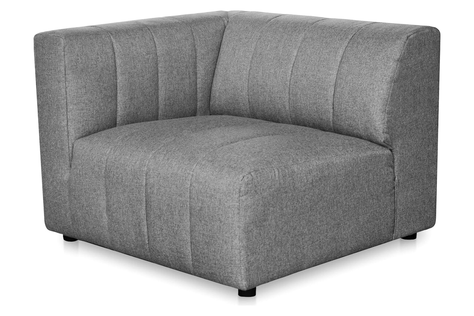 Moe's Lyric Left Arm Chair - Gray, Left Arm