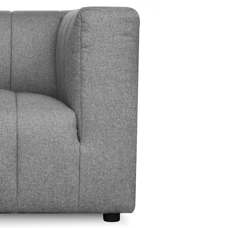 Moe's Lyric Chair - Gray, Right Arm