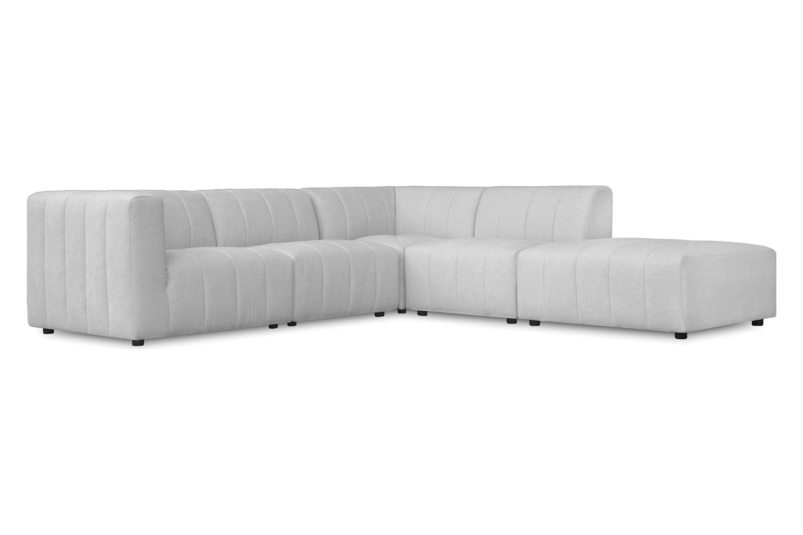 Moe's Lyric Dream Modular Sectional - Beige, Right Chaise