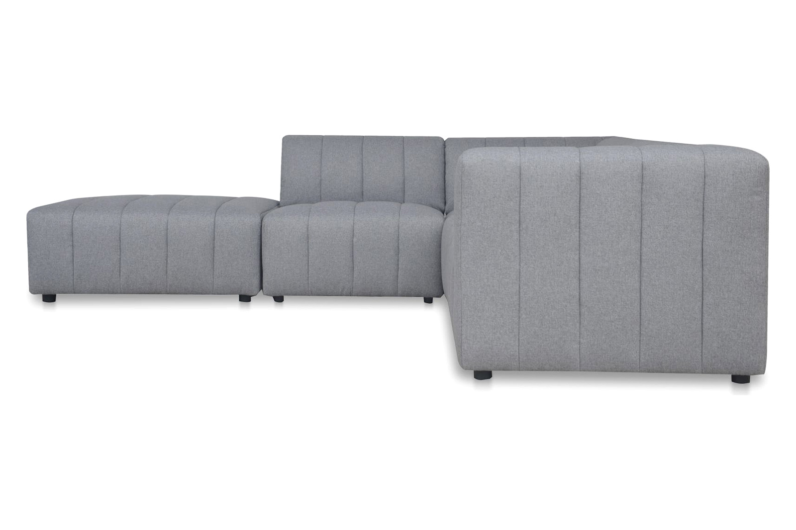 Moe's Lyric Dream Modular Sectional - Gray, Left Chaise