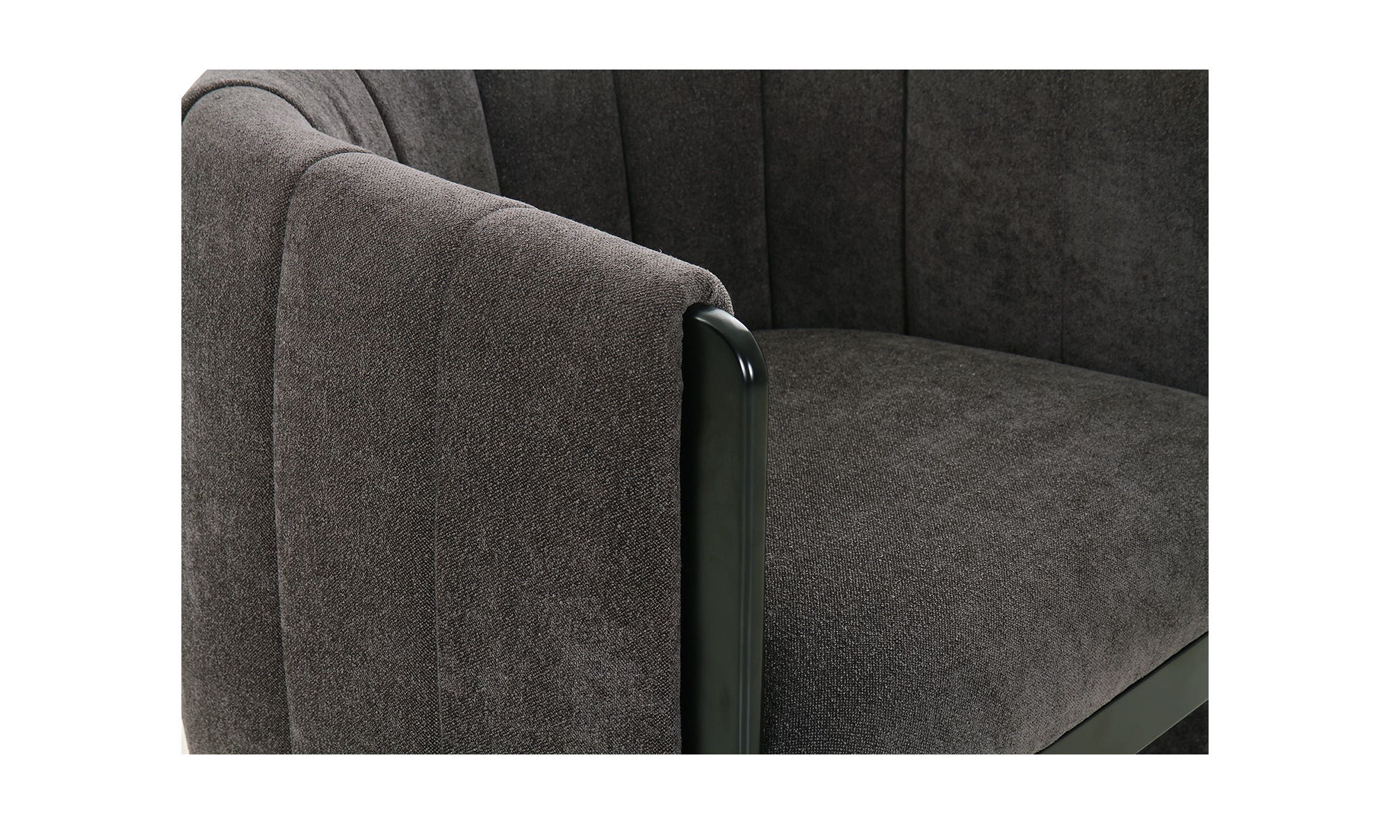 Moe's™ Francis Contemporary Accent Chair - Dark Gray